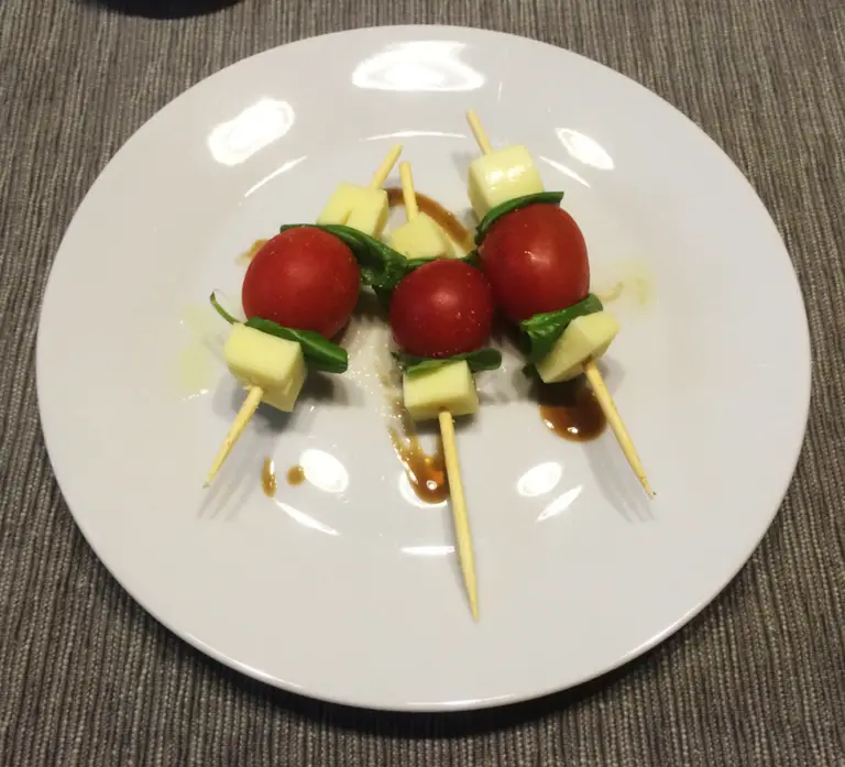 Easy Caprese Skewers, A Twist On A Summer Salad