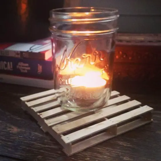 candle holder pallet