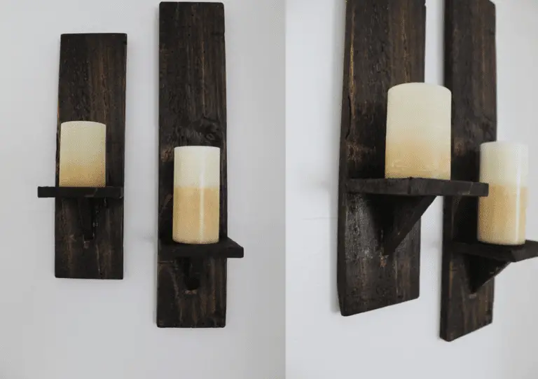 Pallet Candle Sconces