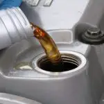 changing motor oil