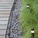 line path with pebbles