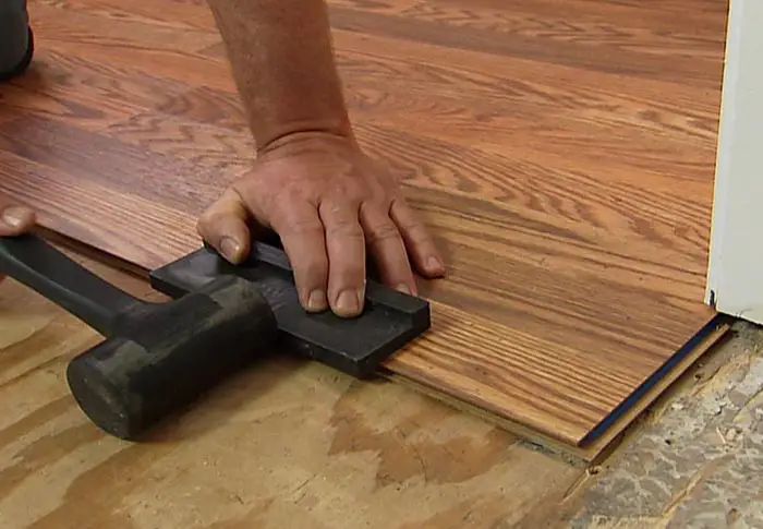 Tapping Block The Diy Life, Laminate Flooring Hammer Block