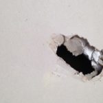 damaged drywall