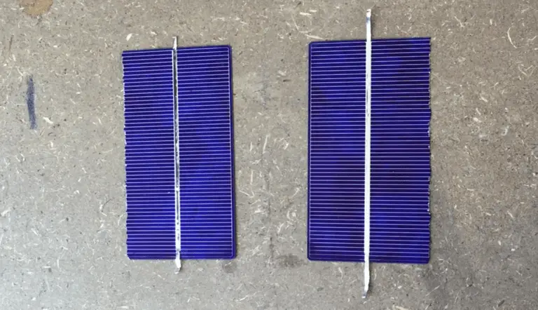 How to Split a Solar Cell into Two, Increase Panel Voltage