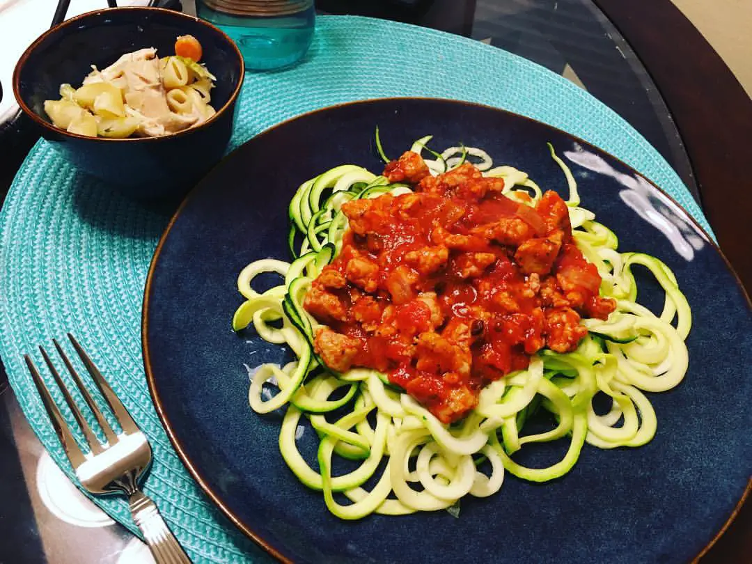 homemade zucchini noodles