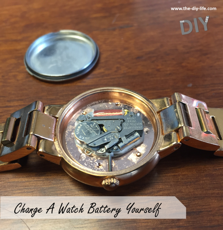 How To Change Your Watch Battery Yourself - The DIY Life