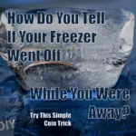 put a coin in the freezer trick
