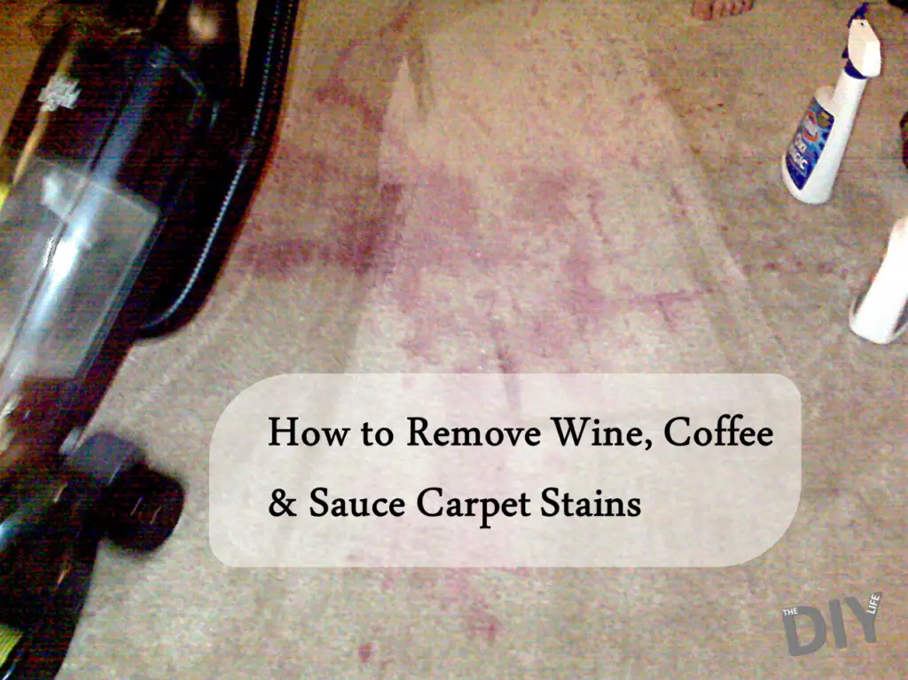 How To Get A Red Wine Stain Off The Carpet The DIY Life