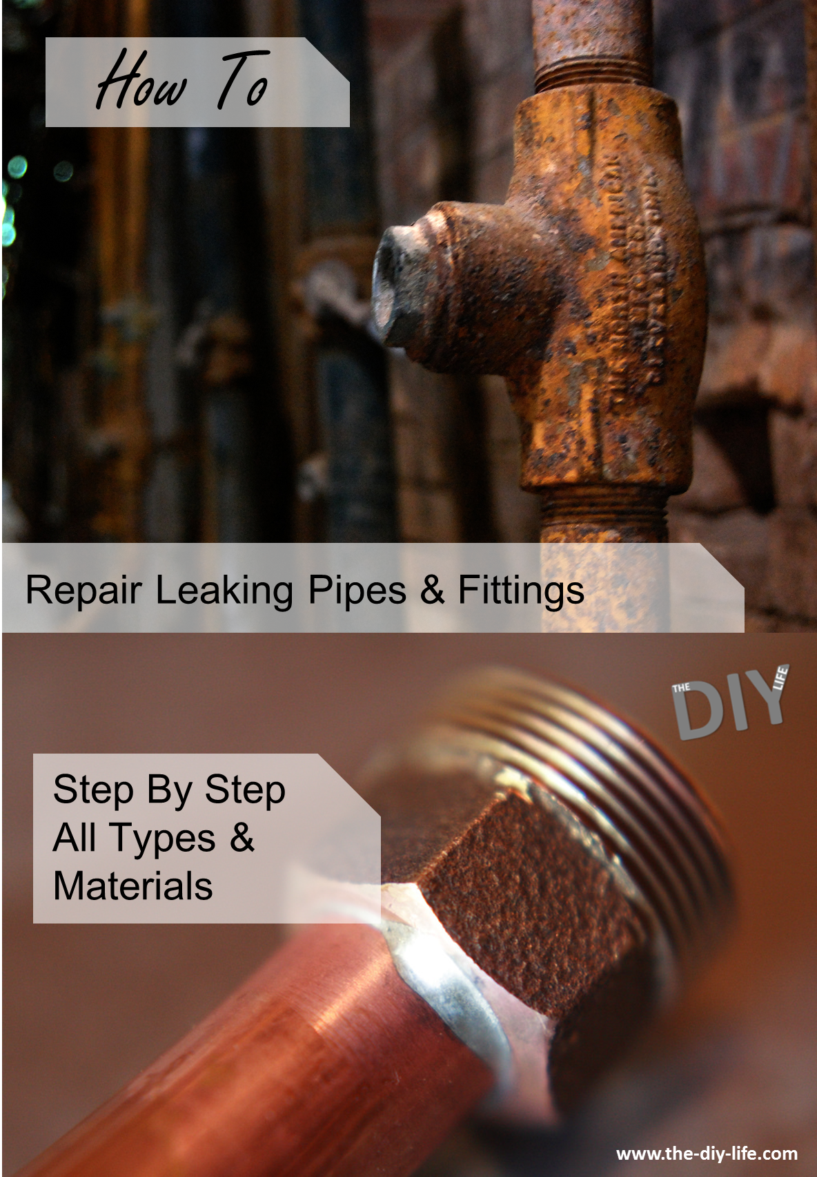 repair leaking pipes pinterest