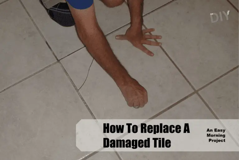 Replace A Cracked Floor Tile Without Damaging The Rest The DIY Life