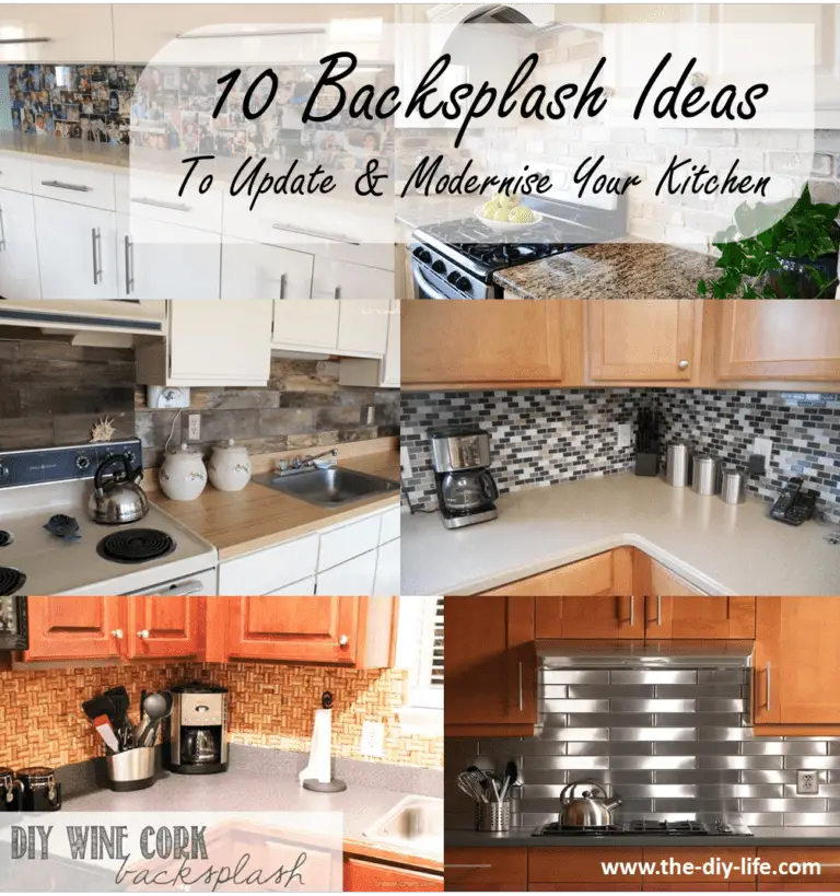 10 DIY Backsplash Ideas Which Look Great The DIY Life