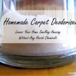 homemade carpet deodoriser pinterest