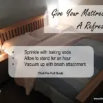 Give your mattress a baking soda refresh