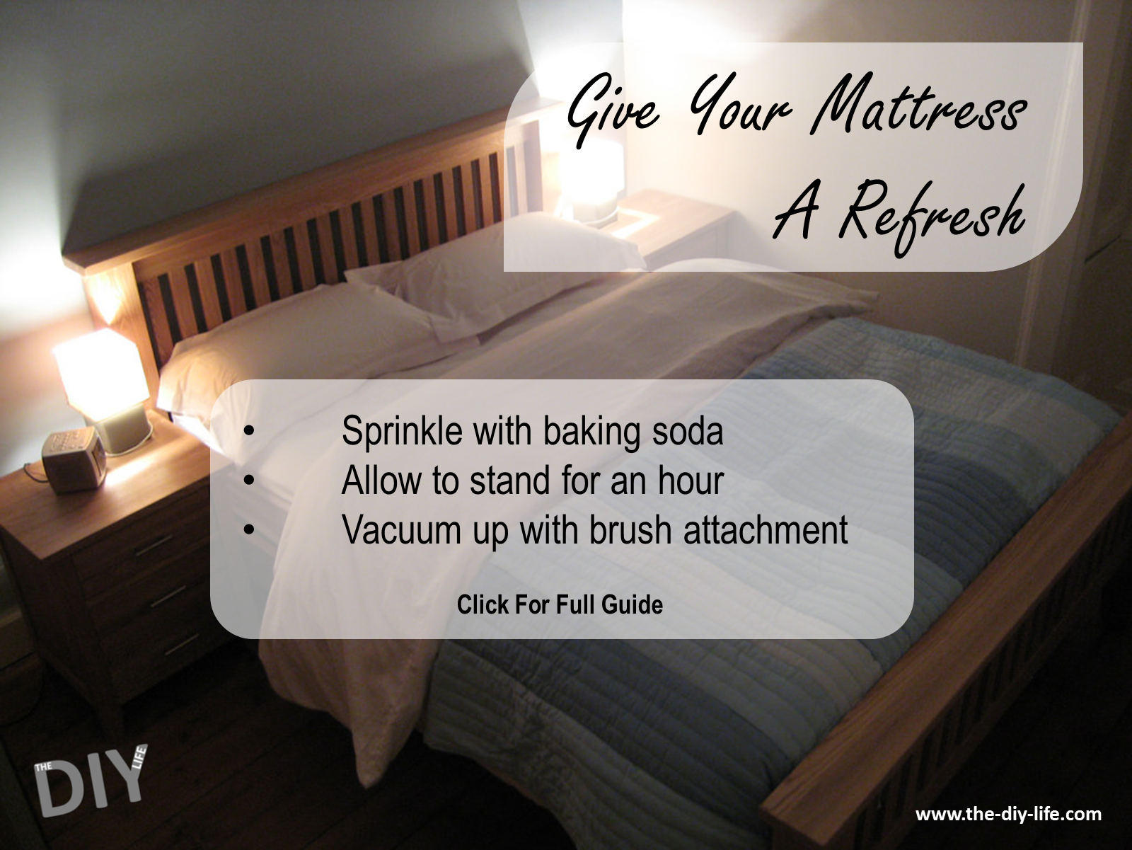 Give your mattress a baking soda refresh