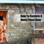 restore a rusty steel door