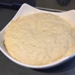 risen dough mixture