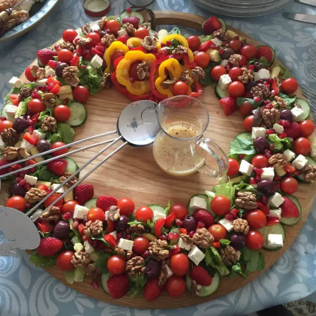 summer ring walnut and strawberry salad recipe The DIY Life