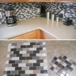traditional tiled backsplash