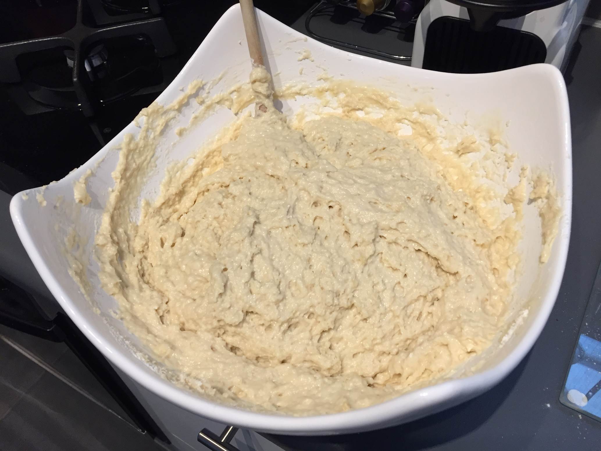 unrisen dough mixture