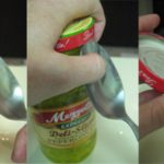 A spoon to open a tight jar