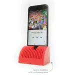 iPhone charging dock and passive speaker