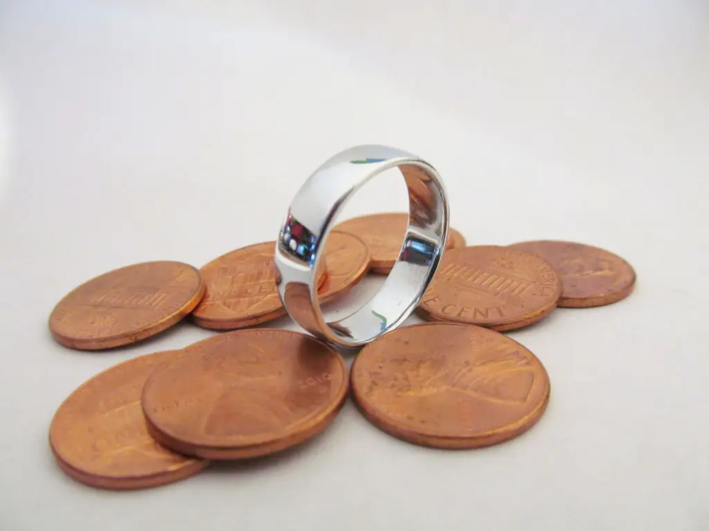 make a ring by melting pennies