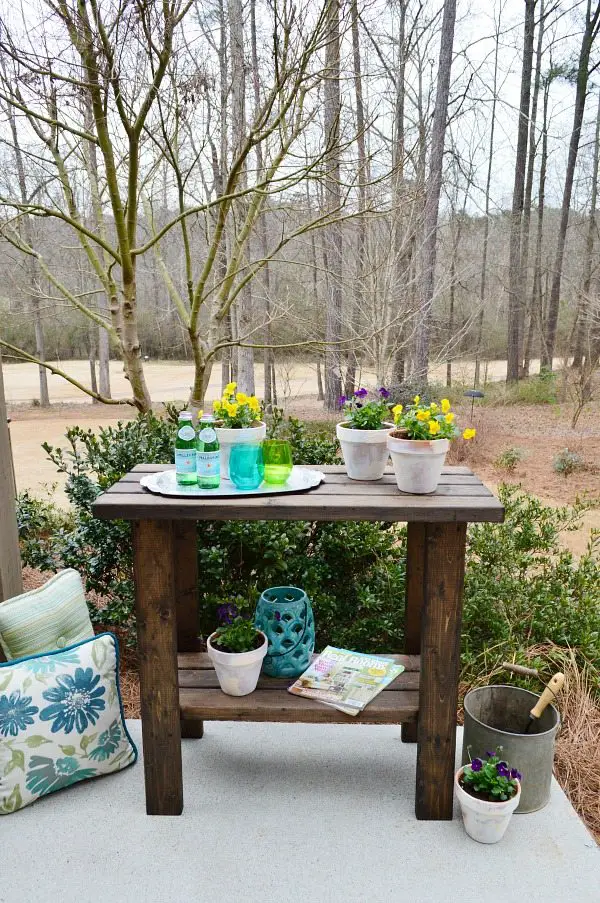 porch or patio side table