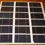 solar panel from damaged solar cells