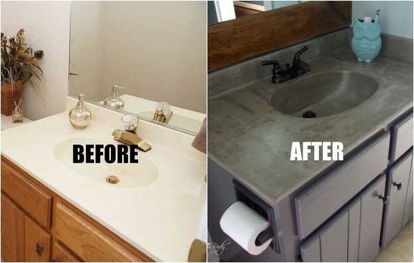 Update Your Bathroom Vanity In 20 Minutes The Diy Life - How To Modernize Bathroom Vanity