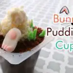 cute bunny pudding cups for easter