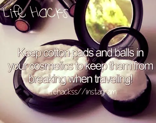 keep cotton pads and balls