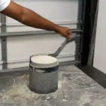 removing the concrete form from the mould