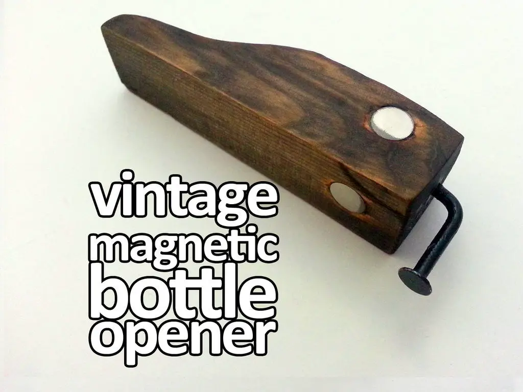 Magnetic Bottle Opener (top image) by mikeasaurus