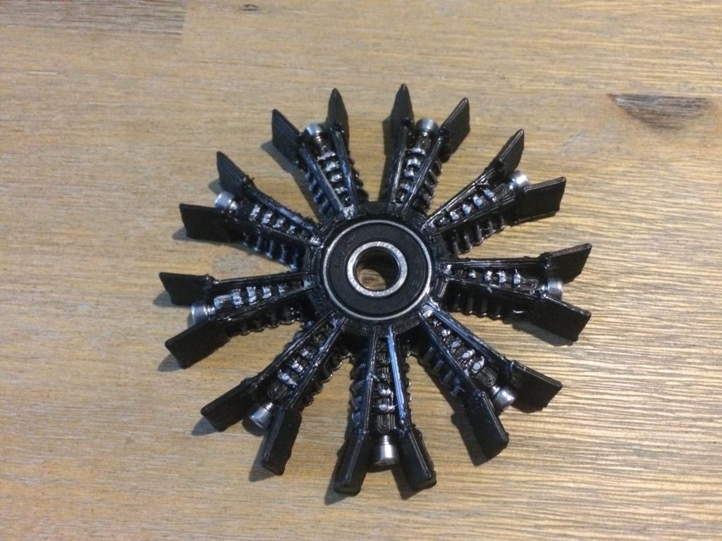 3D Print Your Own Radial Engine Fidget Spinner - The DIY Life