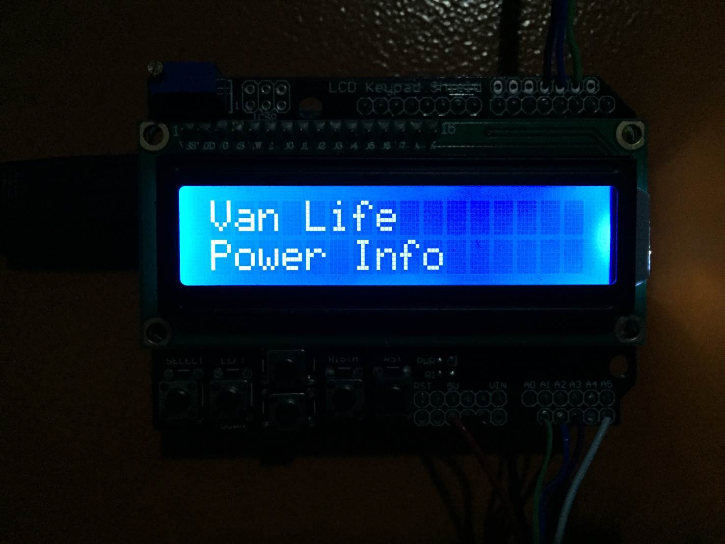 Van Life Power Information System