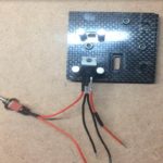 solder USB wires to regulator