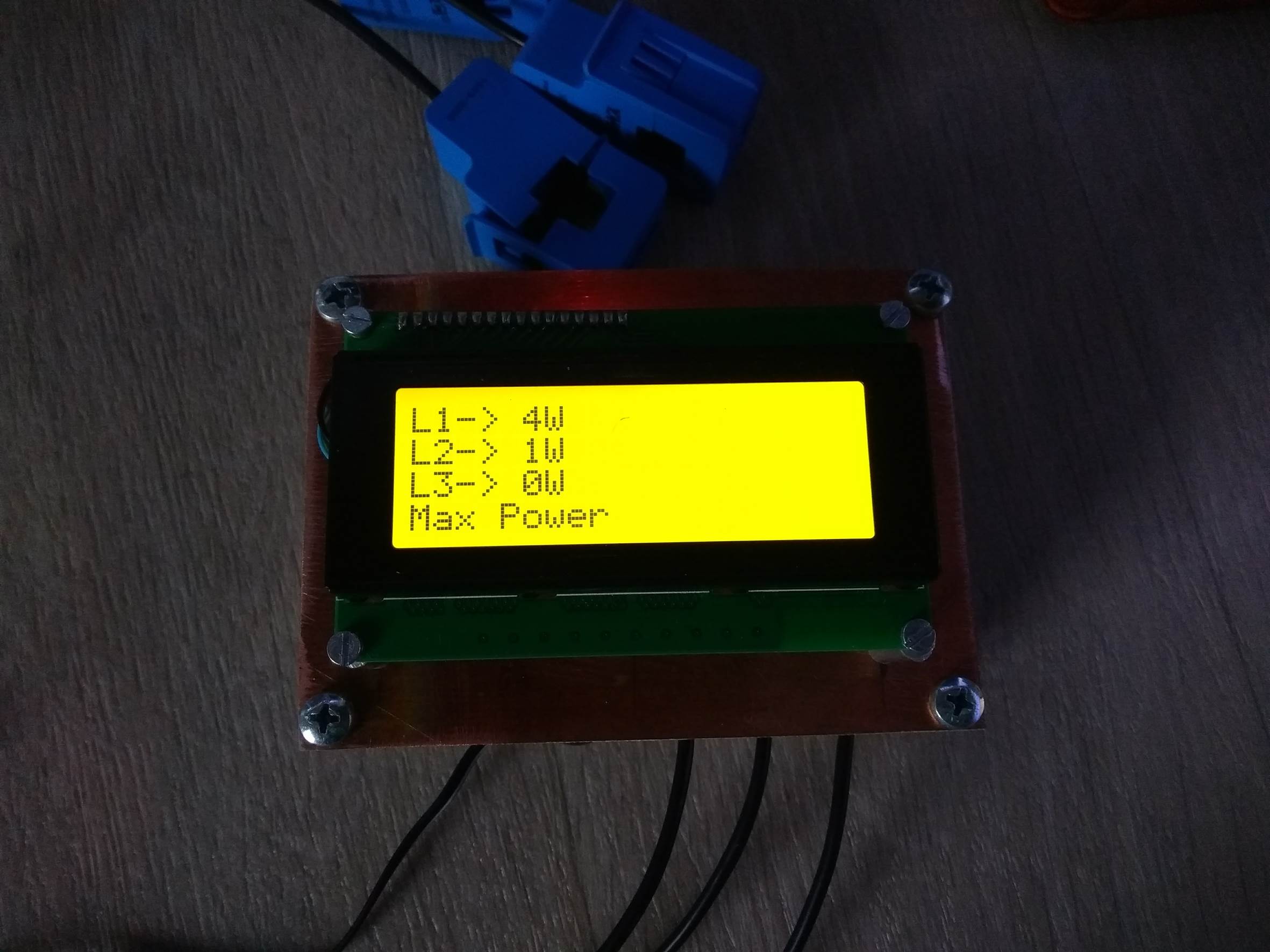 Simple 3 Phase Arduino Energy Meter