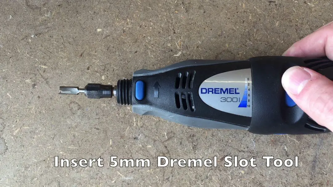 Dremel With 5mm Slot Attachment