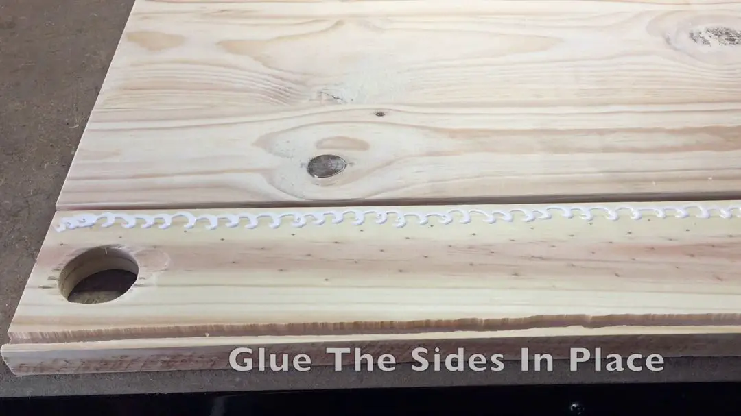 Glue The Vertical Sides On