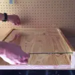 Slide The Glass Sheet Into Place