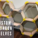 Custom Made Hexagon Shelving System Using 3D Printing