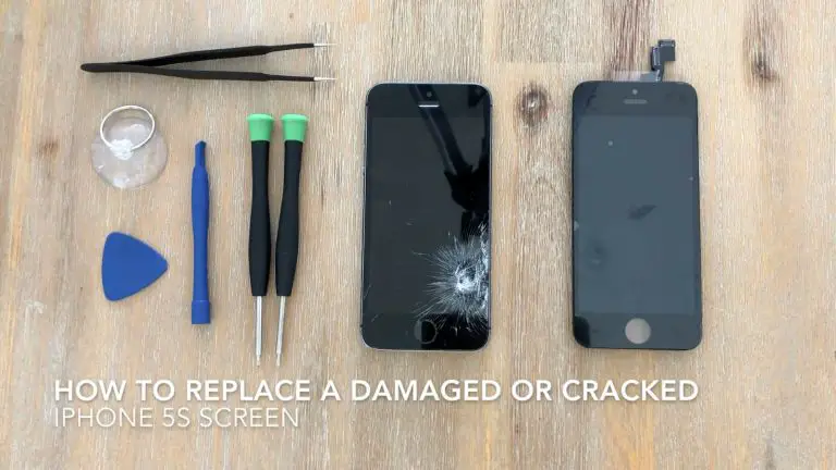 How To Replace A Damaged Or Cracked iPhone 5s Screen