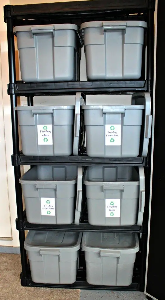 Plastic Storage Container Recycling Station