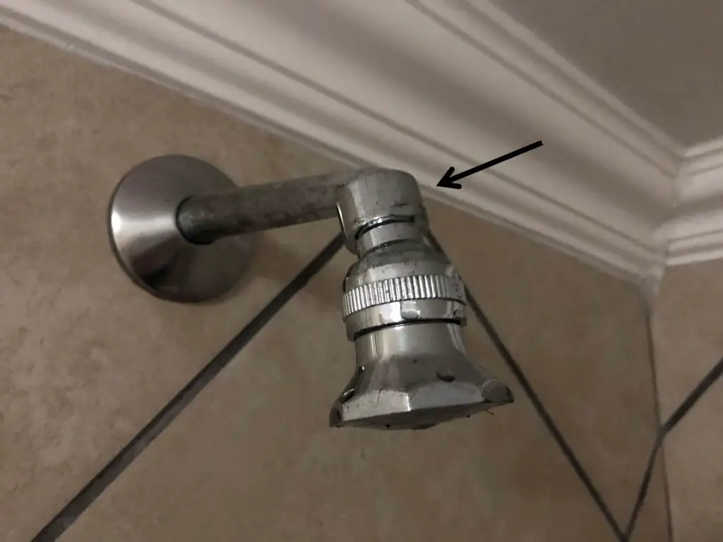 Nut Securing Shower Rose