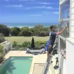window cleaning example shot