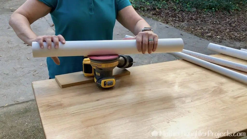 Sand The Pipes Before Cutting The DIY Life