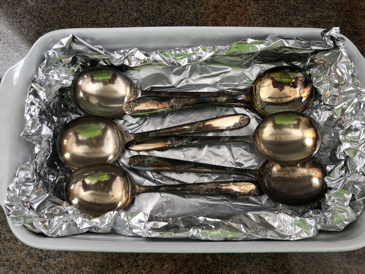 Clean Your Silver Cutlery Easily Without Any Polish, Scrubing Or