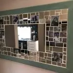 Make A Mosaic Mirror Picture Frame