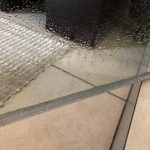 new shower door drip seal