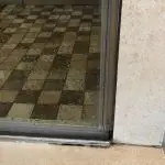 newly installed shower door seals